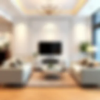 Elegant living room featuring a Koçtaş TV unit